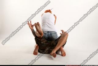 Couple With Edgar Choke Pose